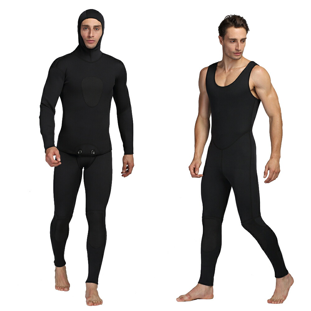 Airfric ロングジョン タッパー フード付き セット ウェットスーツx 3mm メンズ Dsp002 Sobolewscy Pl