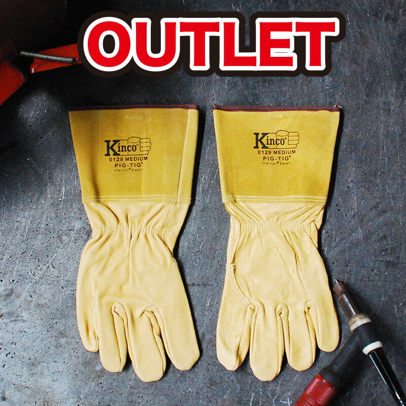 【楽天市場】【OUTLET / アウトレット】Kinco Gloves 0129 GRAIN PIGSKIN TIG WELDING