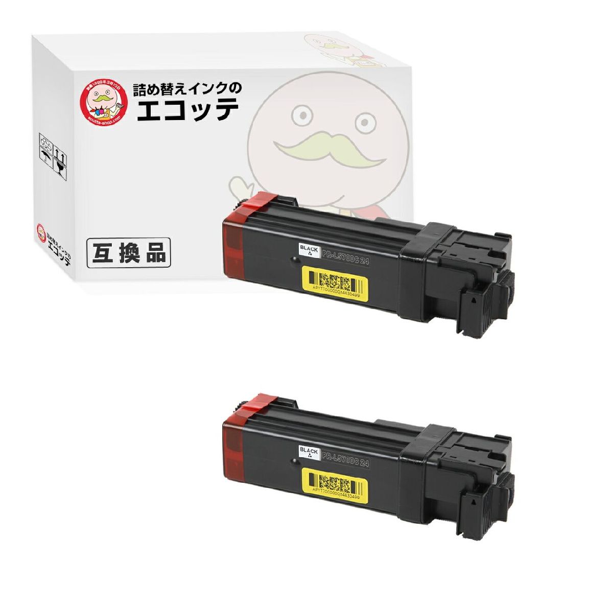 楽天市場】【国産再生品 1年保証】 NEC 互換 PR-L5800C-14K ブラック 1