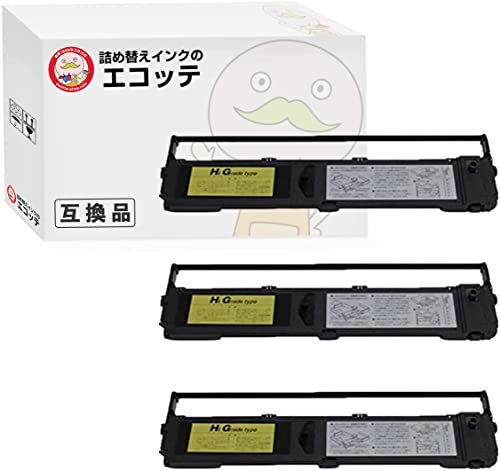 DPK24E インクリボンカセット 黒 3個 SHARP ( シャープ )用 ┃ インクリボン インク リボンカセット インクカートリッジ プリンターインク カセットリボン 互換 互換品 交換 プリンタ ドットプリンタ ドットインパクトプリンタ 熱転写プリンタ