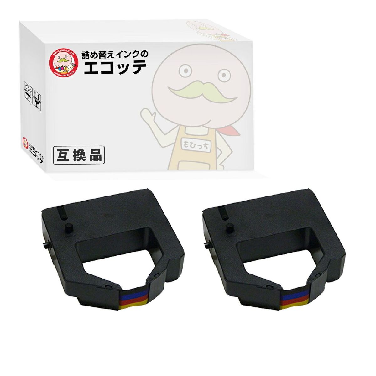 DPK3000 インクリボンカセット カラー 4個 FUJITSU ( 富士通 )用 ┃ インクリボン インク リボンカセット インクカートリッジ プリンターインク カセットリボン 互換 互換品 交換 プリンタ ドットプリンタ ドットインパクトプリンタ 熱転写