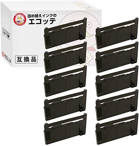 ERC-18B ERC18B ERC-18 TY-8366B TY-8366 インクリボンカセット 黒 10個 SHARP ( シャープ )用 ┃ インクリボン インク リボンカセット インクカートリッジ プリンターインク カセットリボン 互換 互換品 交換 プリンタ ドットプリンタ ドット