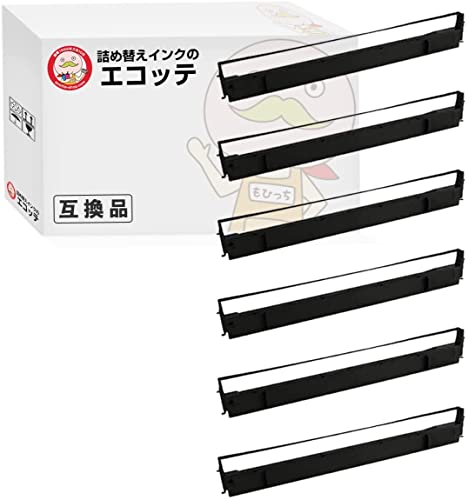 ERC-20 インクリボンカセット 黒 6個 MITSUBISHI ( 三菱電機 )用 ┃ 三菱電機 インクリボンカセット ERC-20 インクリボン ポイント消化 M6260 M6200