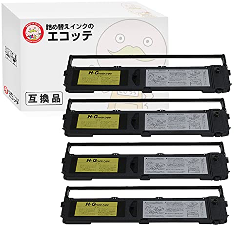 DPK24E インクリボンカセット 黒 4個 HITACHI ( 日立 )用 ┃ 日立 インクリボンカセット DPK24E インクリボン ポイント消化 PW-150AB PW-150A｜詰め替えインクのエコッテ