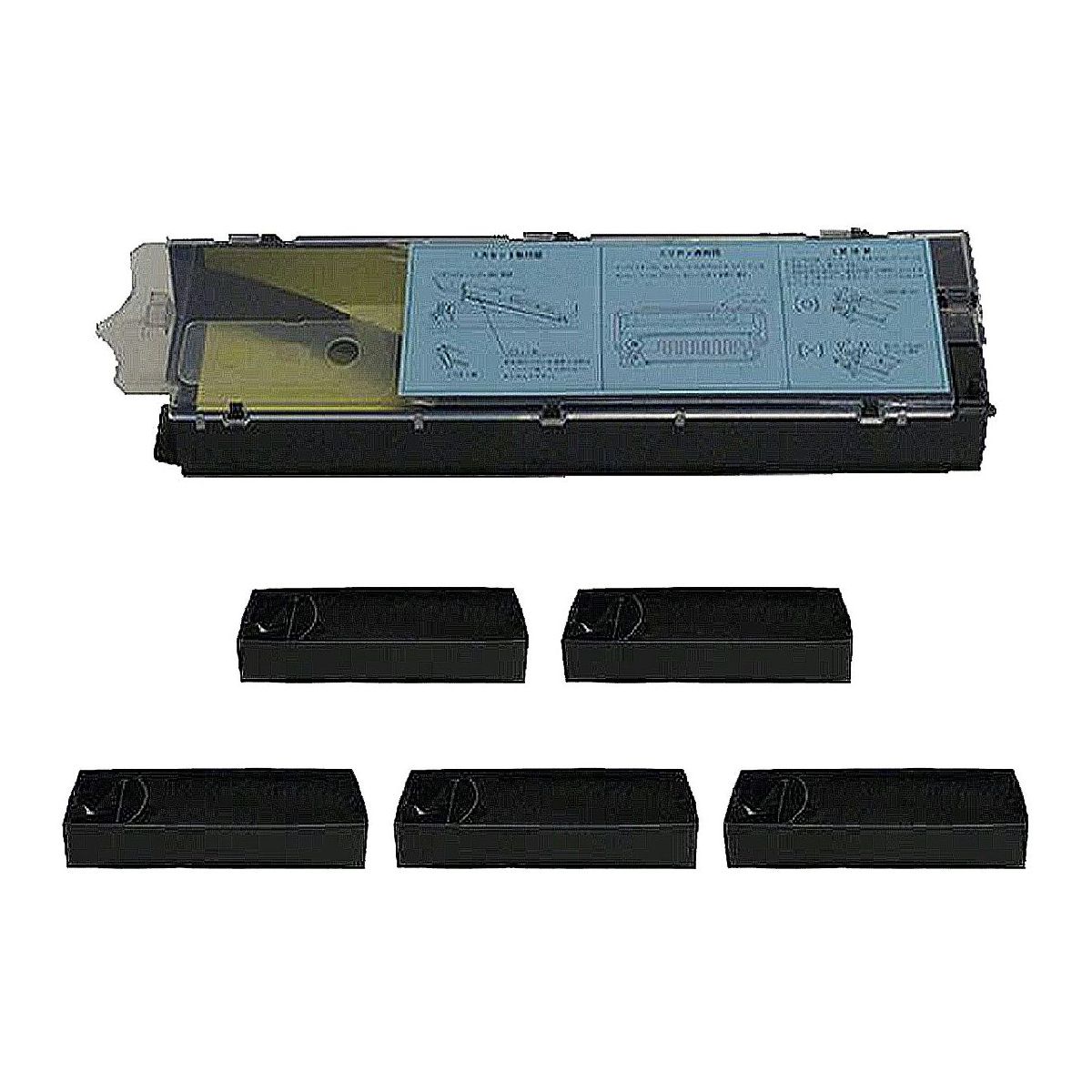 DLP-A インクリボンカセット サブリボンセット 黒 カセット 1個 + サブリボン 5本 FUJITSU ( 富士通 )用 ┃ 富士通 インクリボンカセット DLP-A インクリボン ポイント消化 VSP3802B VSP3802A VSP3802