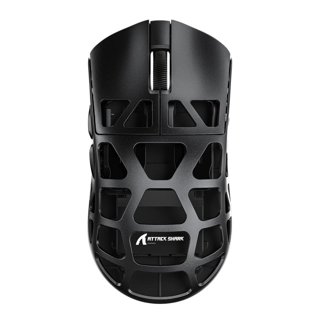 ATTACK SHARK R3 ゲーミングマウス マグネシウムアロイ 無線電話 PAW3395 8000hz 46g 超軽さ 2.4G/Bluetooth/USB有線 26000DPI 手っとり早い申し受ける アンチ横すべり磁気テープ付き添い人 巻き有線テレビ付き添い人 技適手に入れる済み（黒いこと）