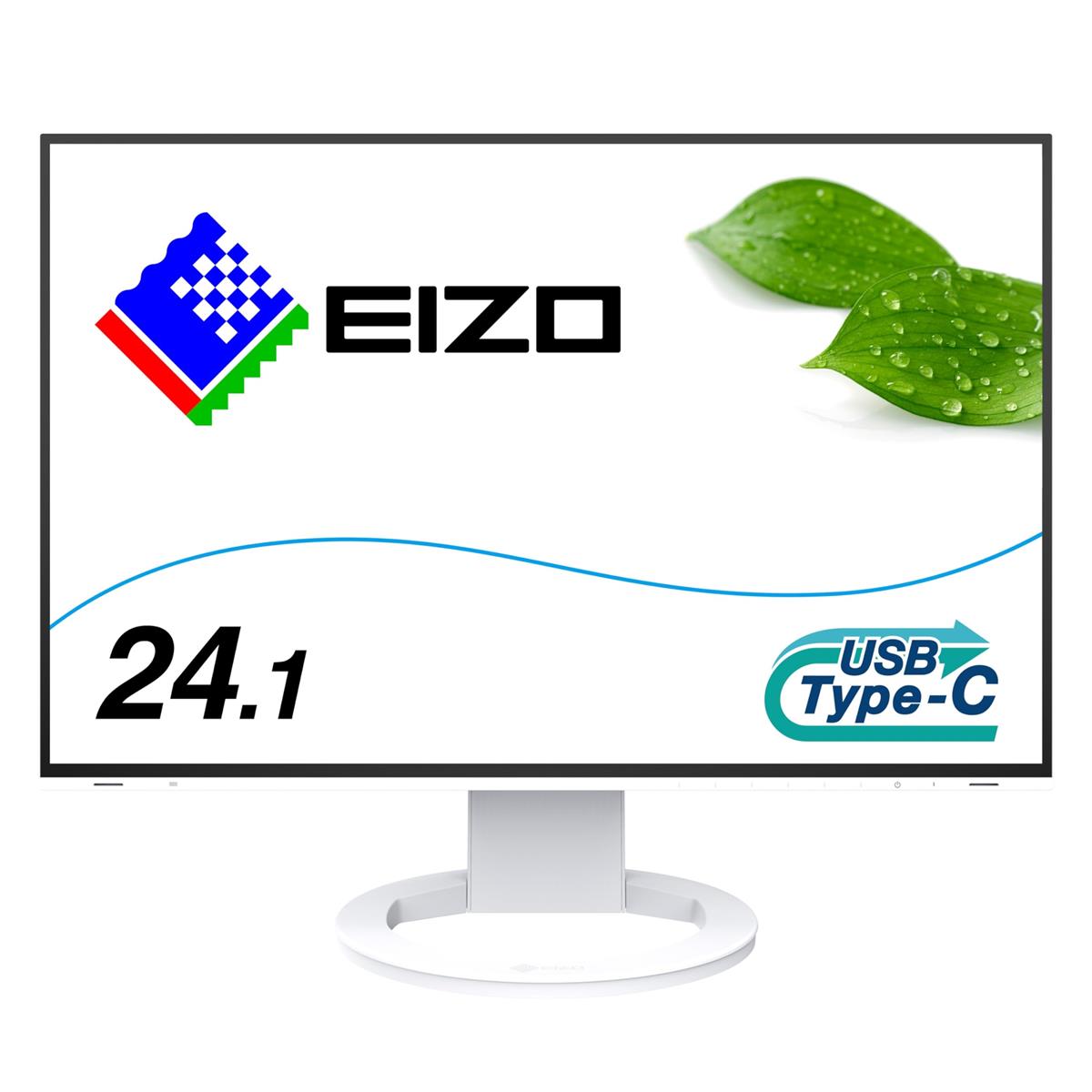 EIZO FlexScan EV2485-WT (24.1型/1920×1200/フレームレスモニター/アンチグレアIPS/疲れ目軽減/ホワイト/The warranty is valid only in Japan)