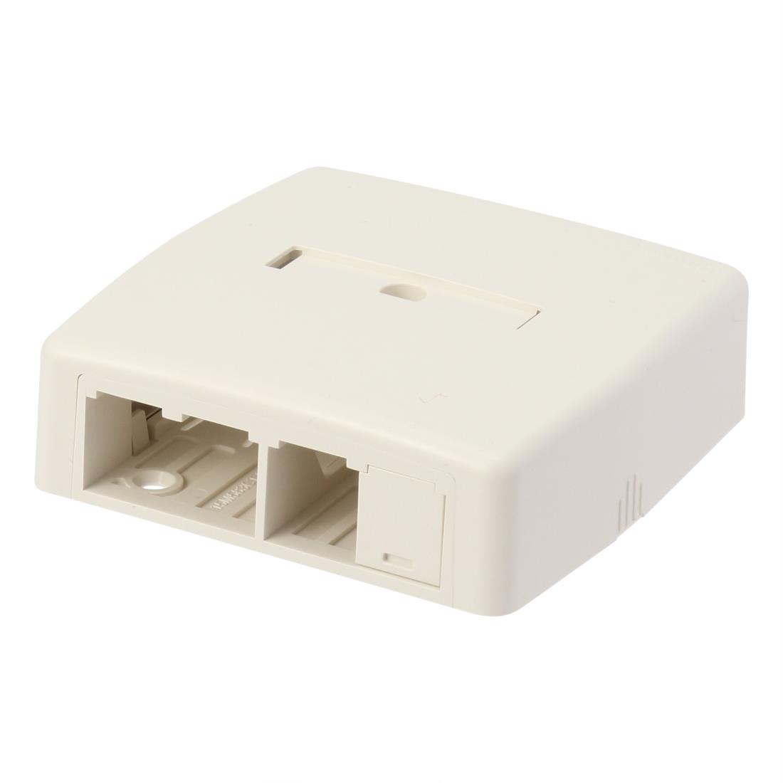 パンドウイット Cat6ローゼットボックスキット シャッター付き 3個口白 JOQ3BH600