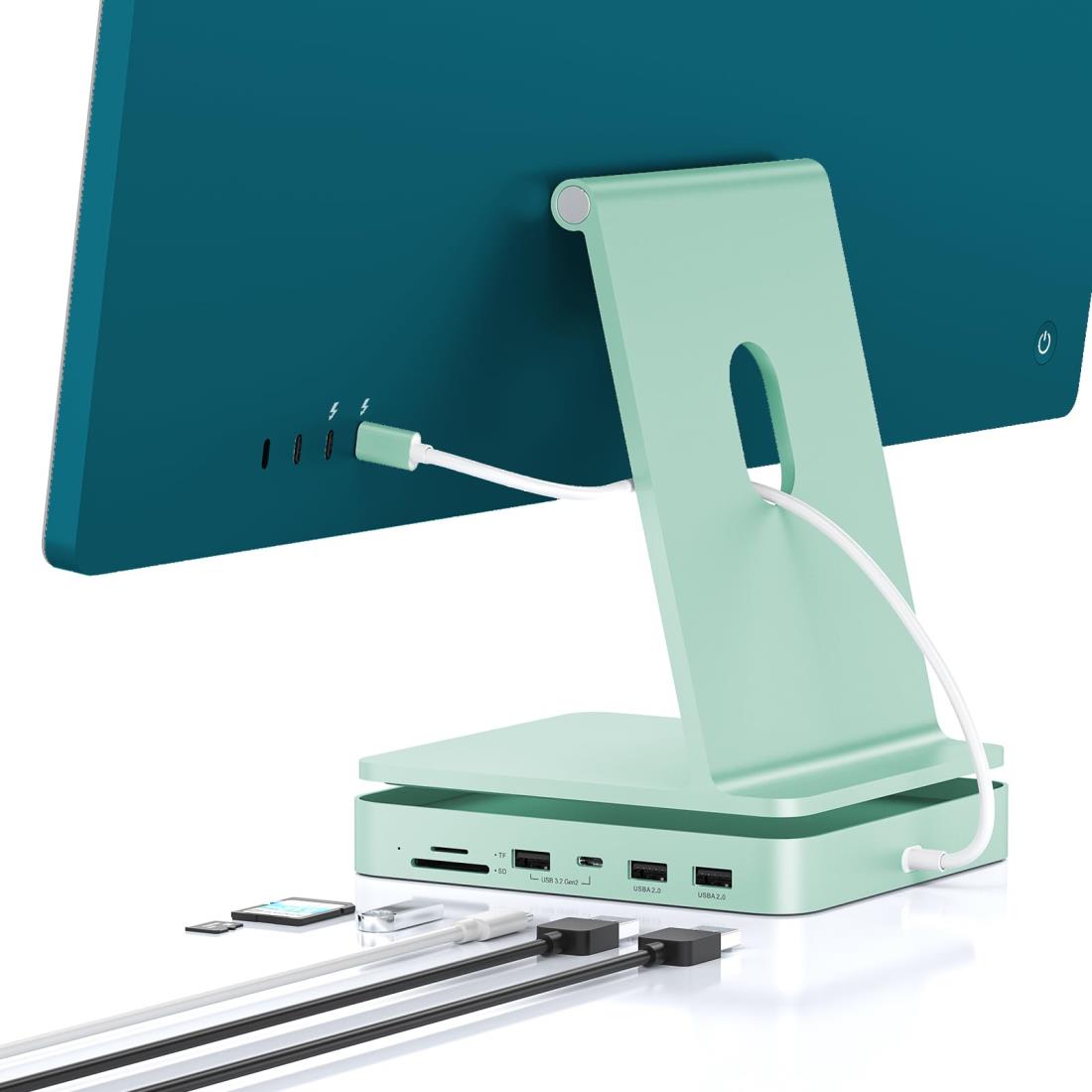 楽天市場】PULWTOP7in1USBCハブiMac24インチ2021/2023専用iMacM1/M3