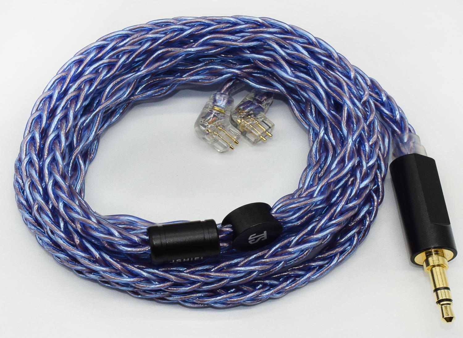 【JSHiFi-Storm】QDC3.5mmリケーブル 3.5mm単結晶銅+銀メッキ イヤホンアップグレードケーブル QDCイヤフォン交換ケーブル (QDC3.5mm)