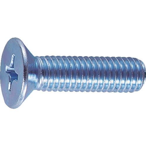 トラスコ中山(TRUSCO) 皿頭小ねじ ユニクロ 全ネジ B020635 M6×35 55本入 x 10パック x 【ケース販売】