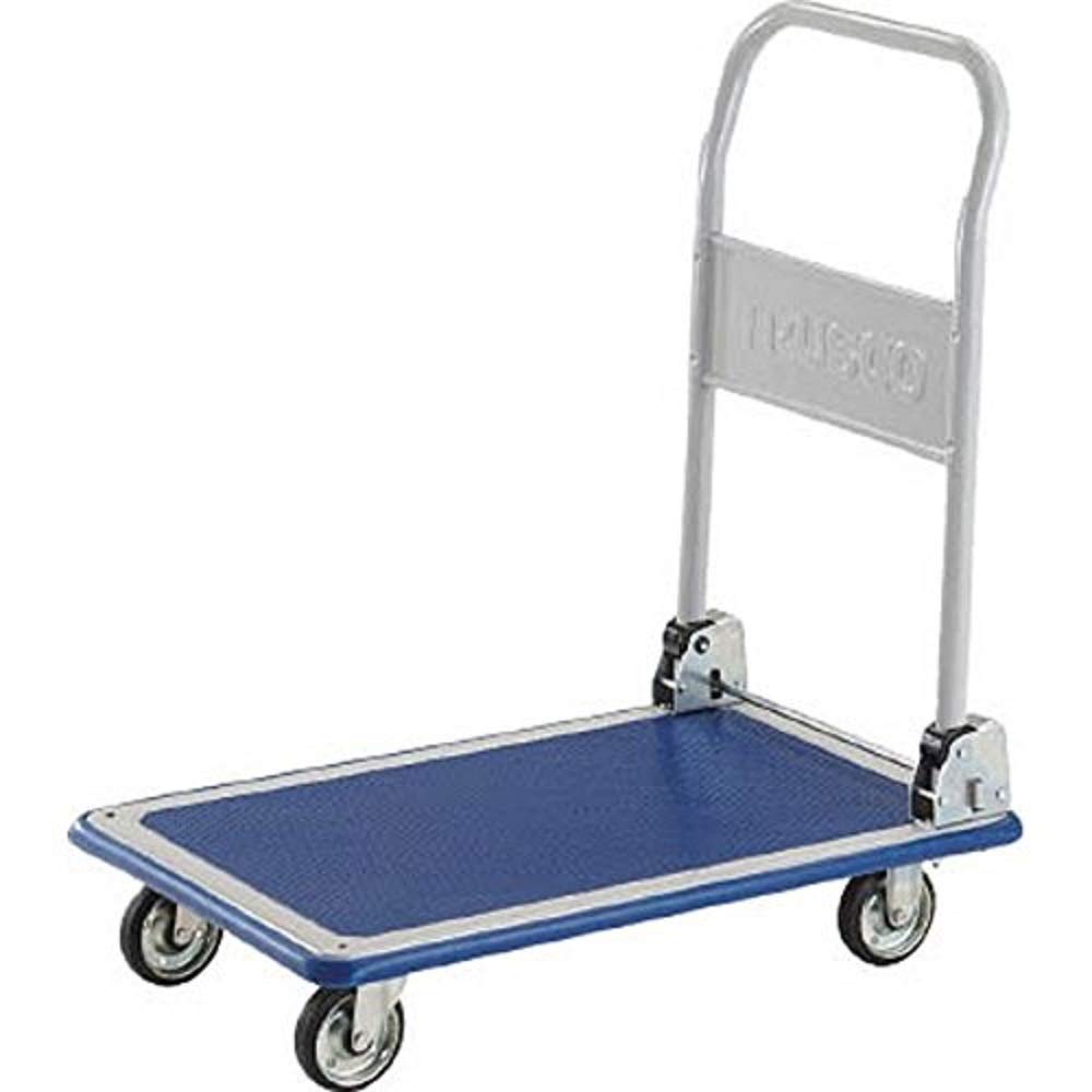 トラスコ中山(TRUSCO) ドンキーカート 折りたたみ式 台車 ブルー 915×615×205mm 軽量 301N tr-4145305