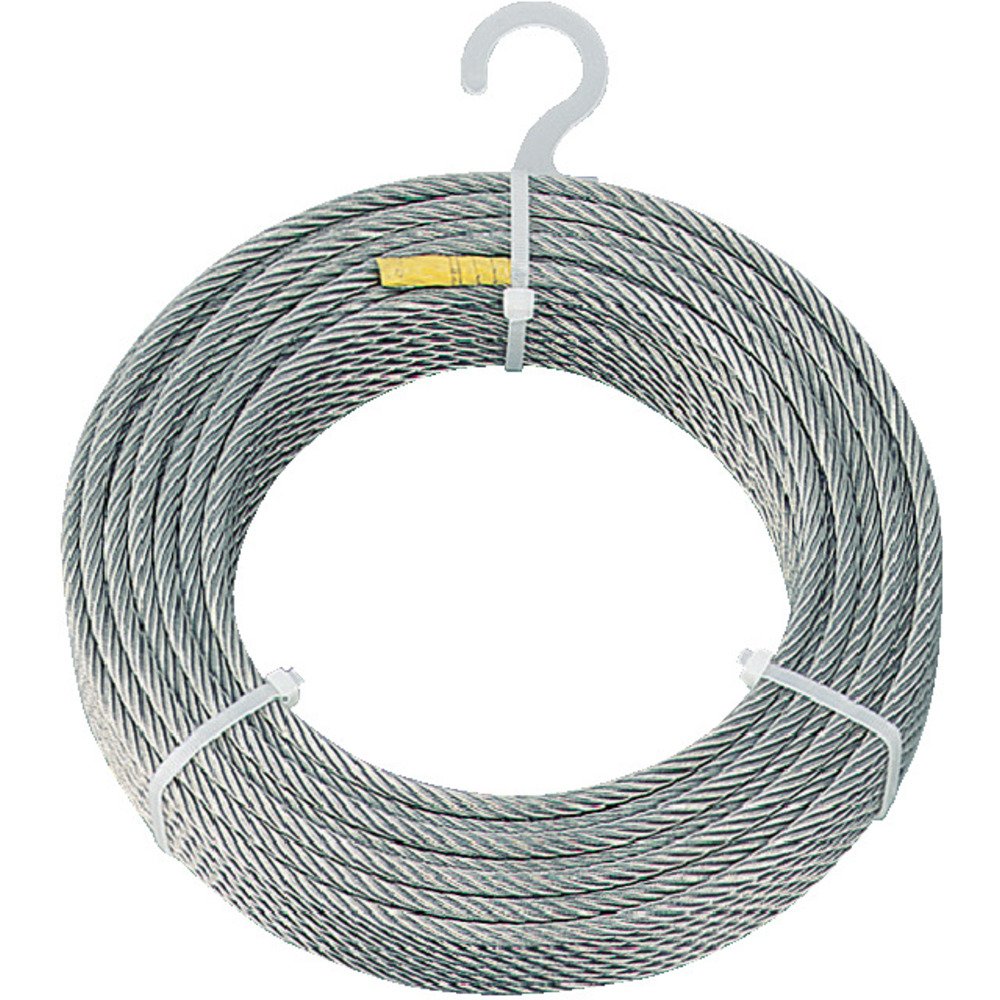 TRUSCO(トラスコ) ステンレスワイヤロープ Φ8.0mmX20m CWS8S20