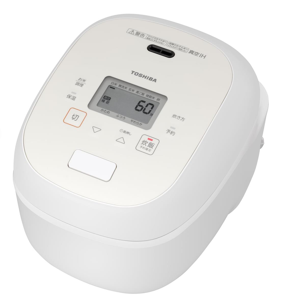 TOSHIBA(東芝) 炊飯器 炎匠炊き 5.5合 RC-10RWA(W) グランホワイト 無意味さIH rice cooker 日本製 無意味さひたし 早炊き 無意味さ保温田の実40第四次元 お取りつくろう飾り気の無い