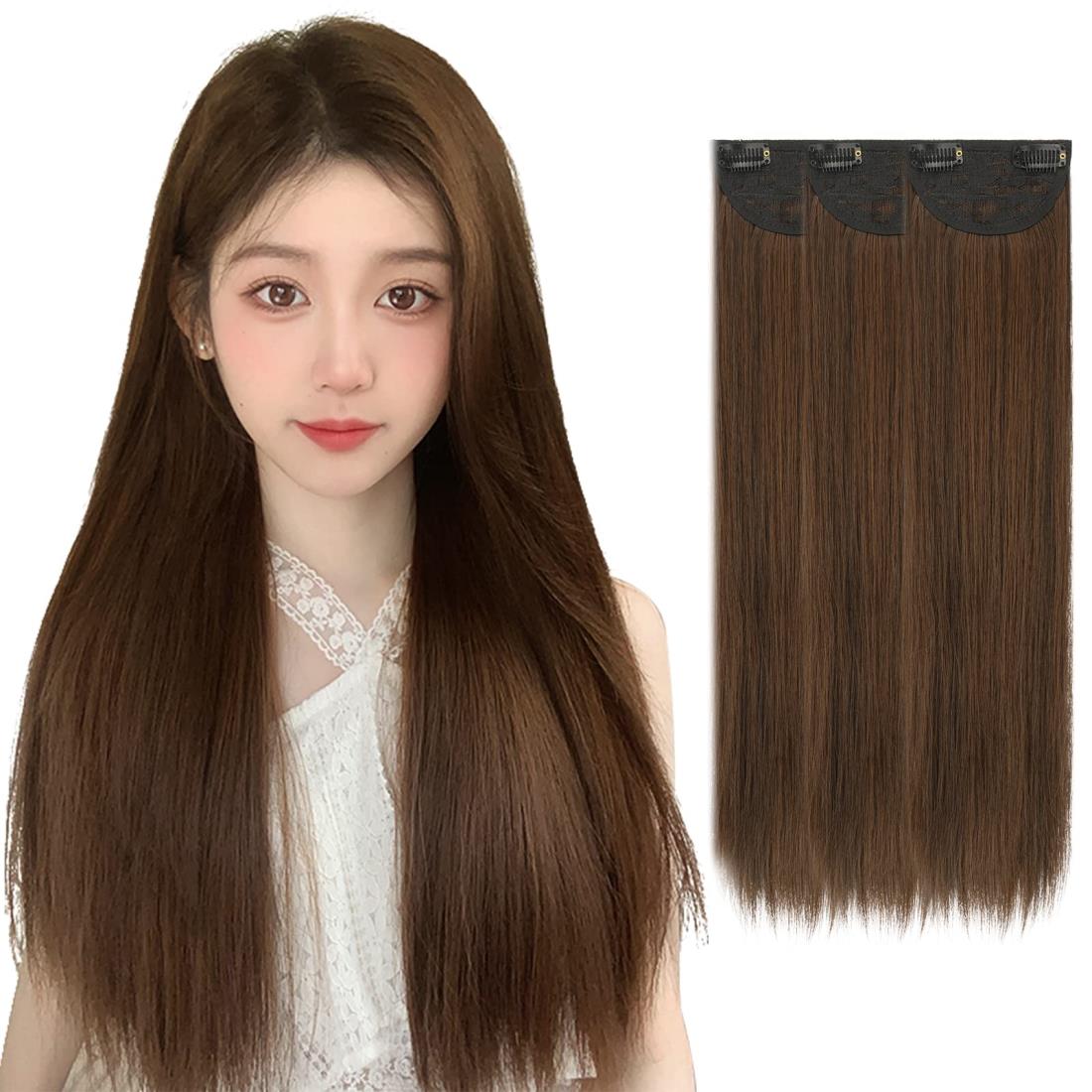 メッシュ　ハーフ　エクステ　ウィッグ　つけ毛　ロング　ストレート Amazon.co.jp: [SARLA ]エクステ 襟足ウィッグ ストレート