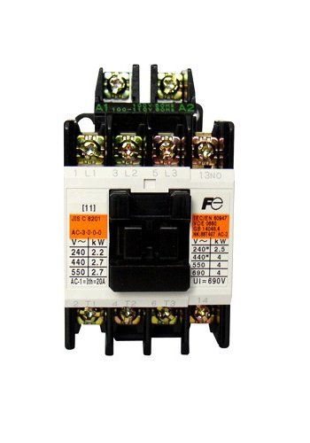 富士電機 標準形電磁接触器 ケースカバー無 SC-N8 コイル200V