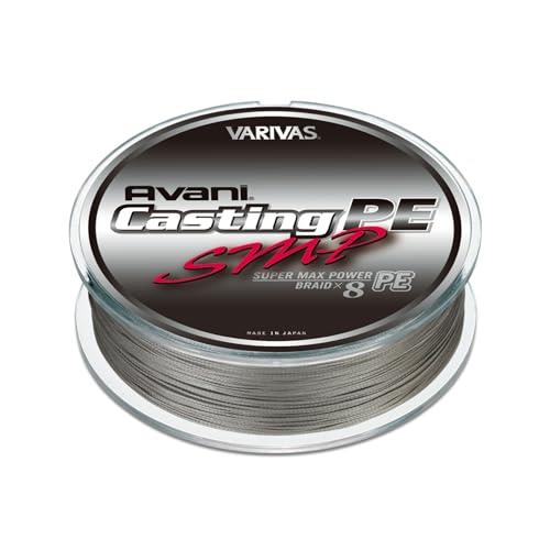 VARIVAS(バリバス) PEライン アバニ キャスティングPE スーパーマッ クスパワー 300m 12号 MAX160lb 8本 ステルスグレー|ECプライム