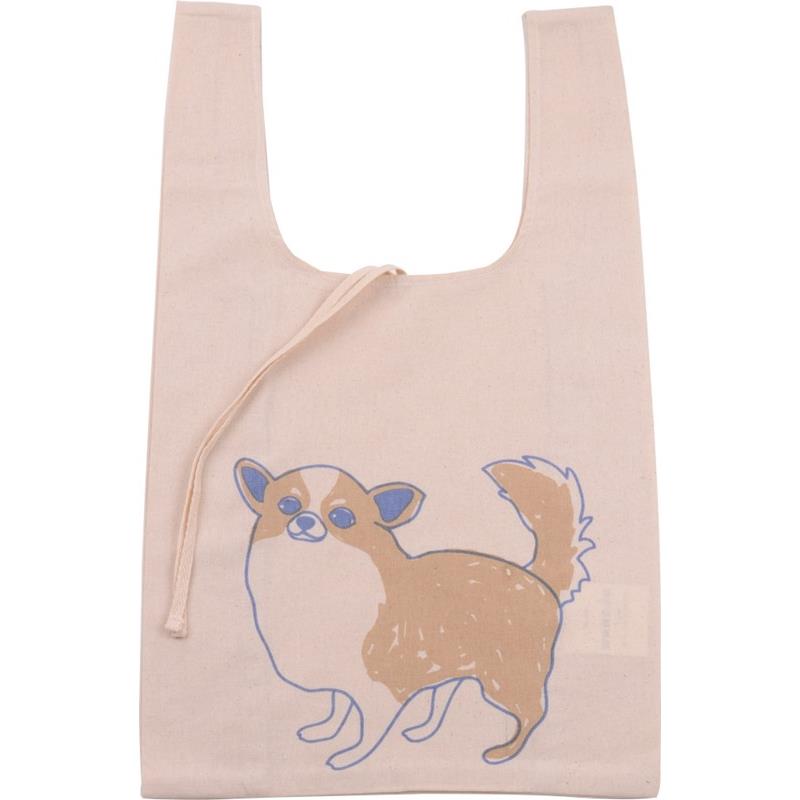 楽天市場 ミニ エコバッグ コンビニ用 チワワ 犬 小さめ コンビニ ナチュラル トートバッグ アクセサリーと雑貨のお店 Ecru