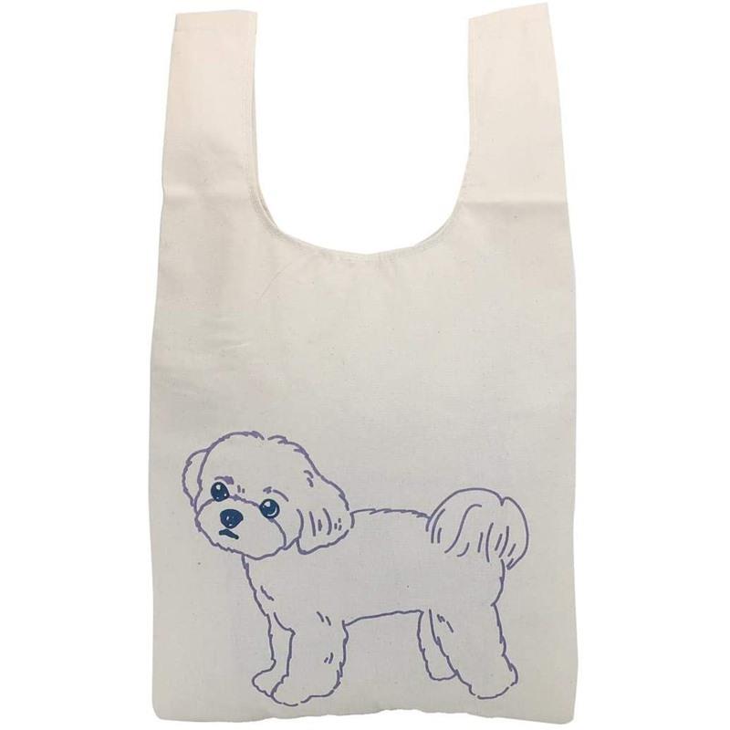楽天市場 ミニ エコバッグ コンビニ用 チワワ 犬 小さめ コンビニ ナチュラル トートバッグ アクセサリーと雑貨のお店 Ecru