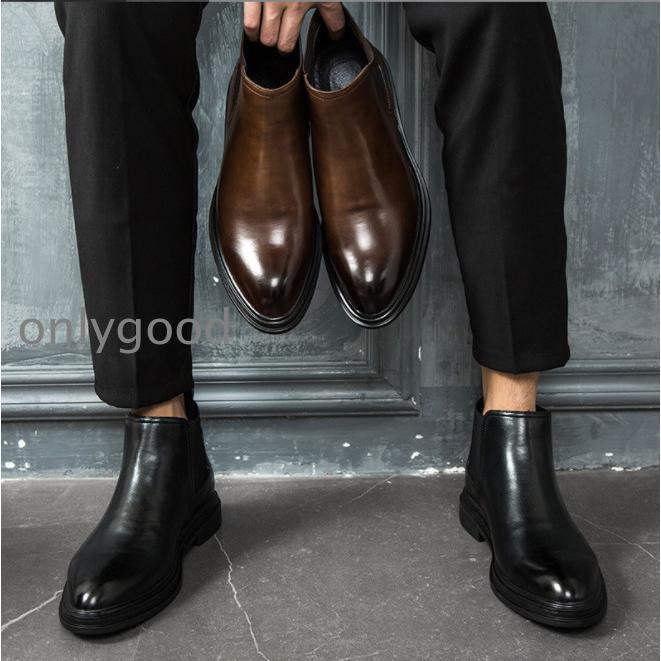 楽天市場】サイドゴアブーツ チェルシーブーツ ショートブーツ 革靴