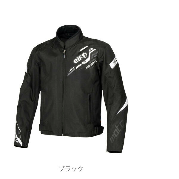 (LINEクーポン有)エルフ EJ-A117/BK/LL エルフ(elf) アデッソジャケット LL ブラック EJ-A117 EJA117/BK/LL