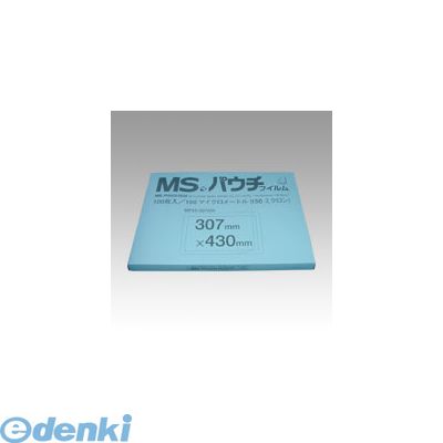 (LINEクーポン有)明光商会 MP15-307430 MSパウチフィルム【１００枚】MP15307430