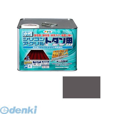 直送 代引不可・他メーカー同梱不可 アサヒペン 4970925453235 アサヒペン 水性シリコンアクリルトタン用 ７Ｌ グレー AP 屋根用