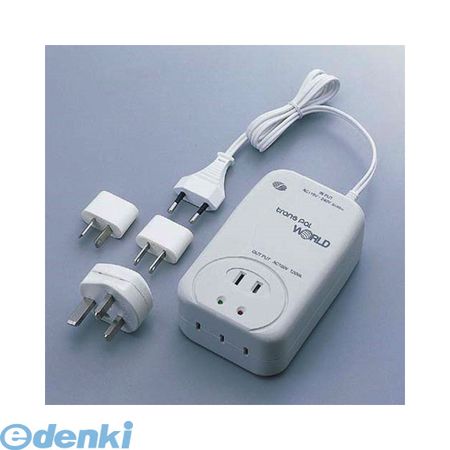 【個数:1個】 WORLD-120 直送 代引不可・同梱不可 スワロー電機 【受注生産のため納期約2週間】電圧安定機能搭載変圧器110−240V対応 120WWORLD120|測定器・工具のイーデンキ