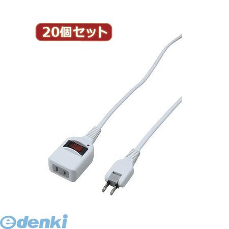 【個数：1個】 Y02BKNS113WHX20 直送 代引不可・同梱不可 YAZAWA 【20個セット】 ノイズフィルター集中スイッチ付タップ OAタップ 生活家電｜測定器・工具のイーデンキ