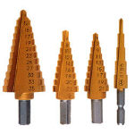 大見工業 OMI TK635G 大見 タケノコドリル ゴールドタイプ １２段 １０ｍｍ TK-635G【キャンセル不可】 ステップドリル オーエムアイ｜測定器・工具のイーデンキ
