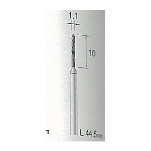 (LINEクーポン有)ミニター MINITOR KA1007 スチールトドリル φ１．１ 【10本入】 KA-1007