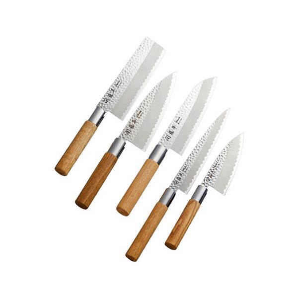 楽天市場】【中古】【並品】堺刀司 服部栄養専門学校 包丁7点セット