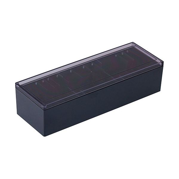 直送・代引不可 (まとめ) KING JIM(キングジム) 名刺整理箱 黒 KJ-75-BK 【×3セット】 別商品の同時注文不可