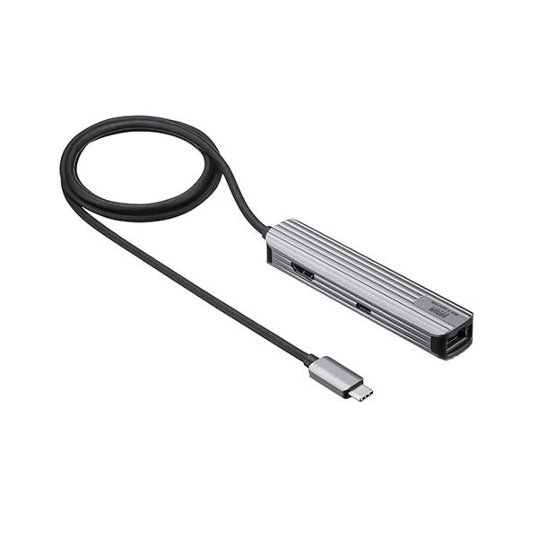 直送・代引不可 サンワサプライ USB Type-Cマルチ変換アダプタ(HDMI+LAN付) USB-3TCHLP7S-1 別商品の同時注文不可
