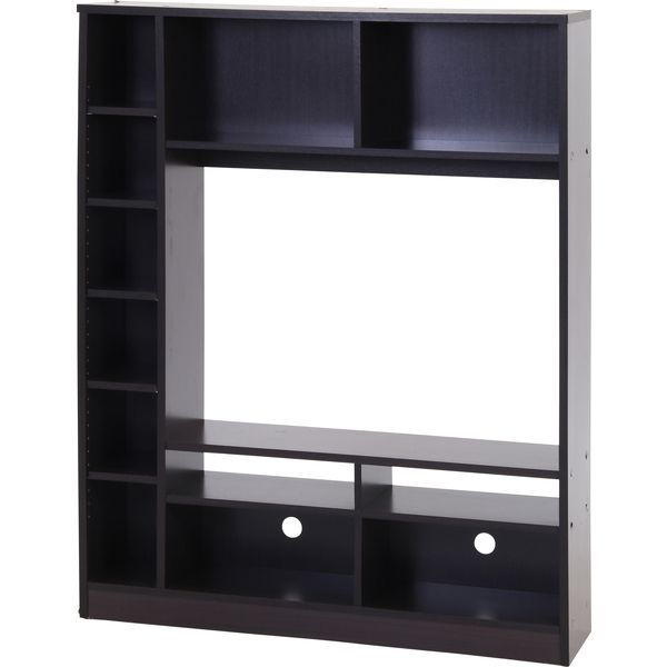 直送・代引不可 壁面ユニットTV台 BR ブラウン 組立品【代引不可】 別商品の同時注文不可|測定器・工具のイーデンキ
