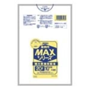 直送・代引不可 （まとめ）ジャパックス MAXゴミ袋 S-23 半透明 20L 10枚【×50セット】 別商品の同時注文不可