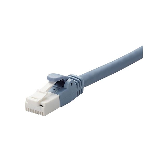直送・代引不可 (まとめ)エレコム ツメ折れ防止LANケーブル(Cat6A) ブルー 3.0m RoHS指令準拠(10物質) LD-GPAT/BU3/ID 1本【×10セット】 別商品の同時注文不可