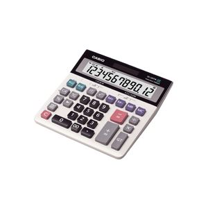 直送・代引不可 カシオ CASIO ビジネス電卓 12桁 デスクタイプ DS-120TW 1台 別商品の同時注文不可|測定器・工具のイーデンキ
