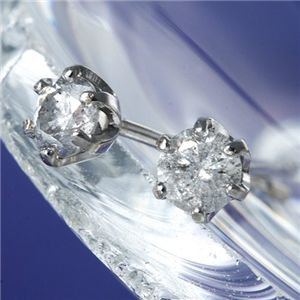 直送・代引不可Pt900 ダイヤモンドピアス 計0.2ct一粒ピアス（プラチナ）164463別商品の同時注文不可