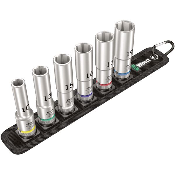 直送・代引不可 WERA ヴェラ 差込角 1/2DR 6点組 ZYKLOP ディープソケット セット 004565 工具 ツール DIY 作業工具 道具 別商品の同時注文不可|測定器・工具のイーデンキ