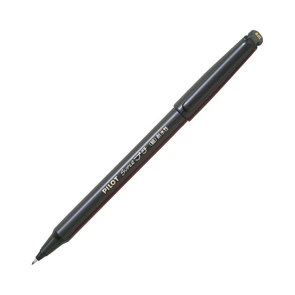 直送・代引不可 （まとめ） パイロット スーパープチ 細字 ブラックSEG-10F-B 1セット（10本） 【×10セット】 別商品の同時注文不可