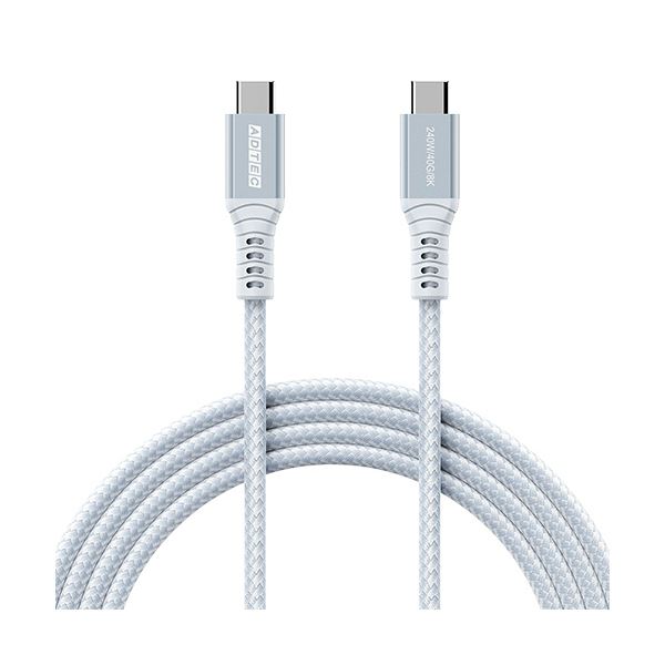 直送・代引不可 （まとめ） アドテックUSB4 Gen3 PD対応 Type-C to C ケーブル（240W出力） ブルー APC-V1024CC-U4G3-BL1本 【×3セット】 別商品の同時注文不可