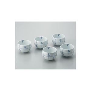 直送・代引不可 （業務用2セット）日光陶器店 ツボ型煎茶碗 めばえ 5客セット 別商品の同時注文不可
