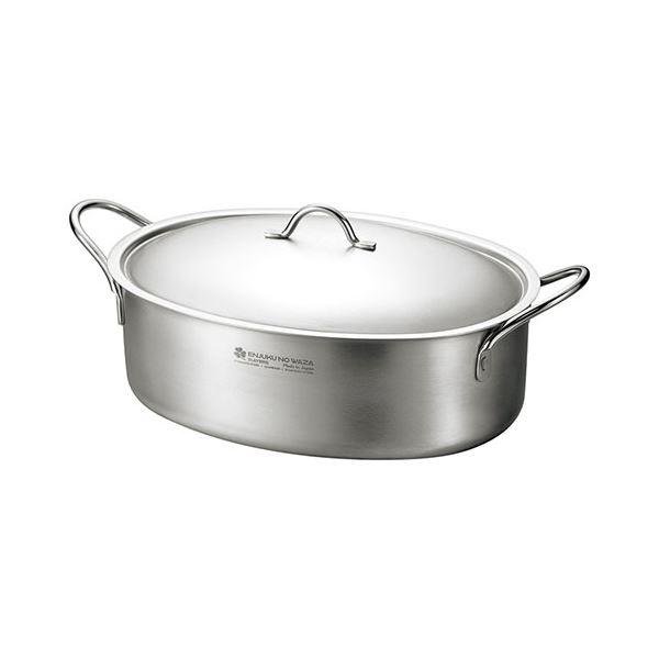 楽天市場】よこやま 燕熟の技 クローバー 3LAYERS オーバルパン 28cm