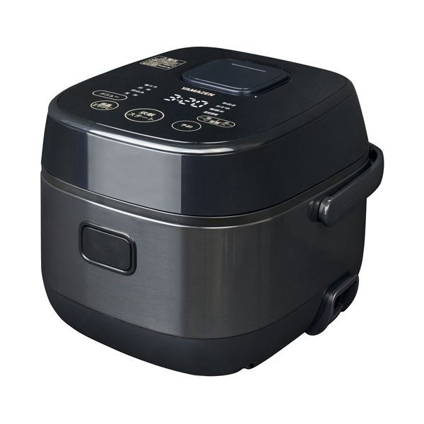 直送・代引不可 YAMAZENIH炊飯器 3合炊き ブラック YJK-E051（B） 1台 別商品の同時注文不可