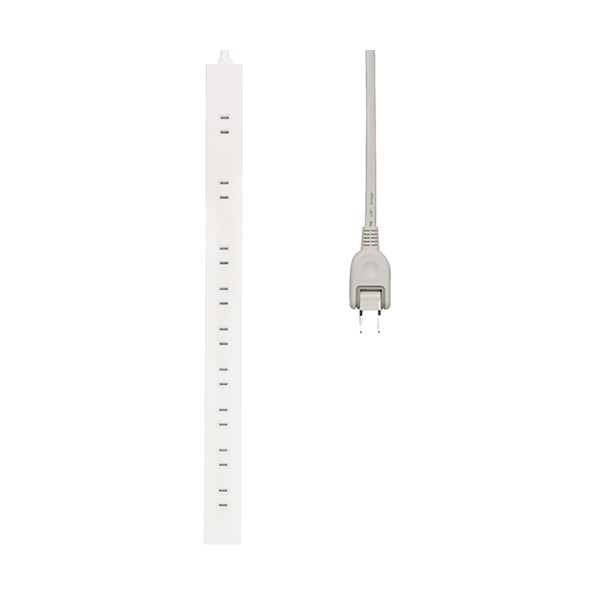 直送・代引不可 エレコム 電源タップ10個口 マグネット付 T-H0203WH 別商品の同時注文不可