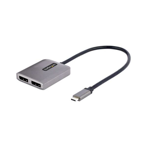 直送・代引不可 StarTech.com MSTハブ デュアルモニター対応 30cm USB C-Displayport スペースグレーMST14CD122DP 1個 別商品の同時注文不可