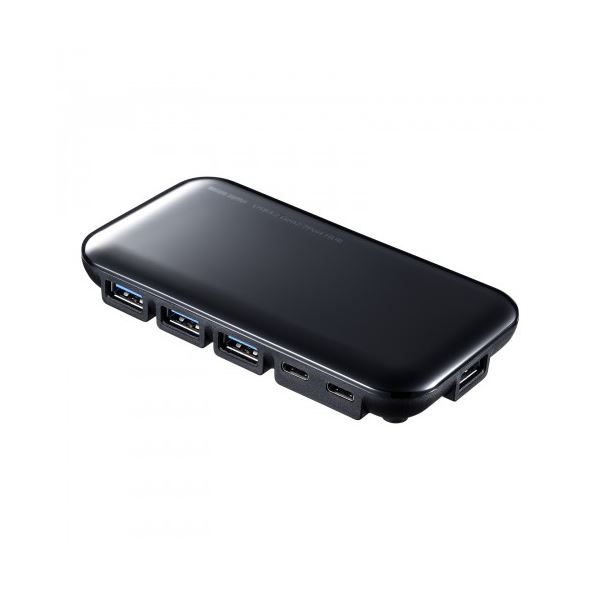 直送・代引不可 サンワサプライ USB3.2Gen2対応 Type-C 7ポートハブ USB-3TCH38BK 別商品の同時注文不可