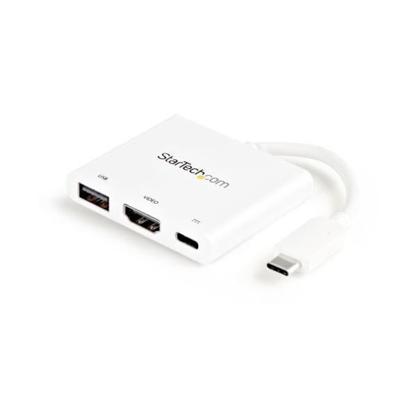 直送・代引不可 StarTech.com USB Type-C接続HDMIディスプレイ変換アダプタ ホワイト CDP2HDUACPW 1個 別商品の同時注文不可 12,032円