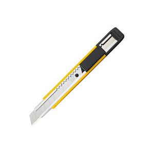 直送・代引不可 （まとめ）オルファ カッター 万能M厚型 203BSY イエロー【×10セット】 別商品の同時注文不可